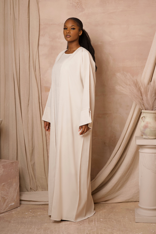 Trinidad White Abaya