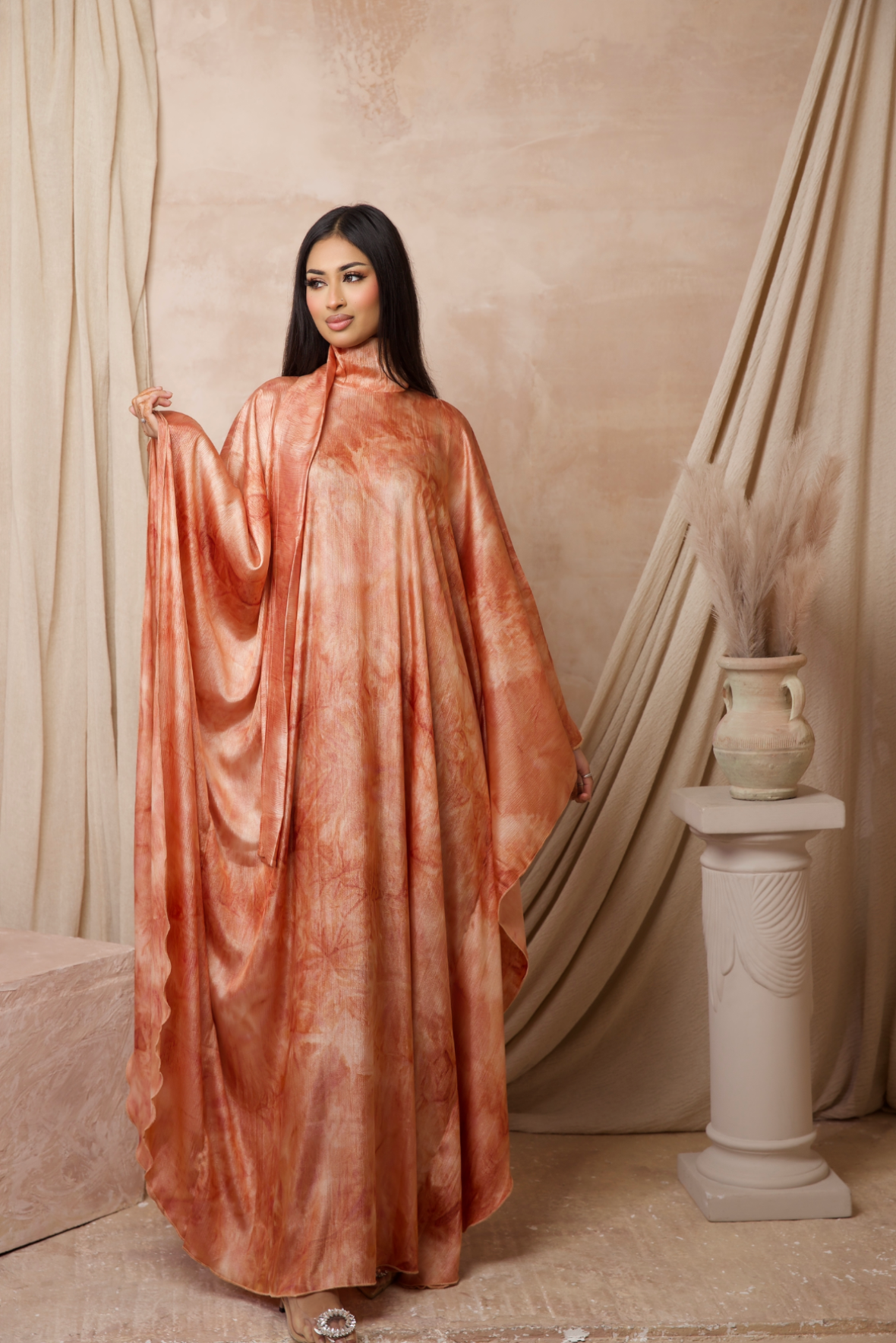 Nairobi Butterfly Abaya - Orange