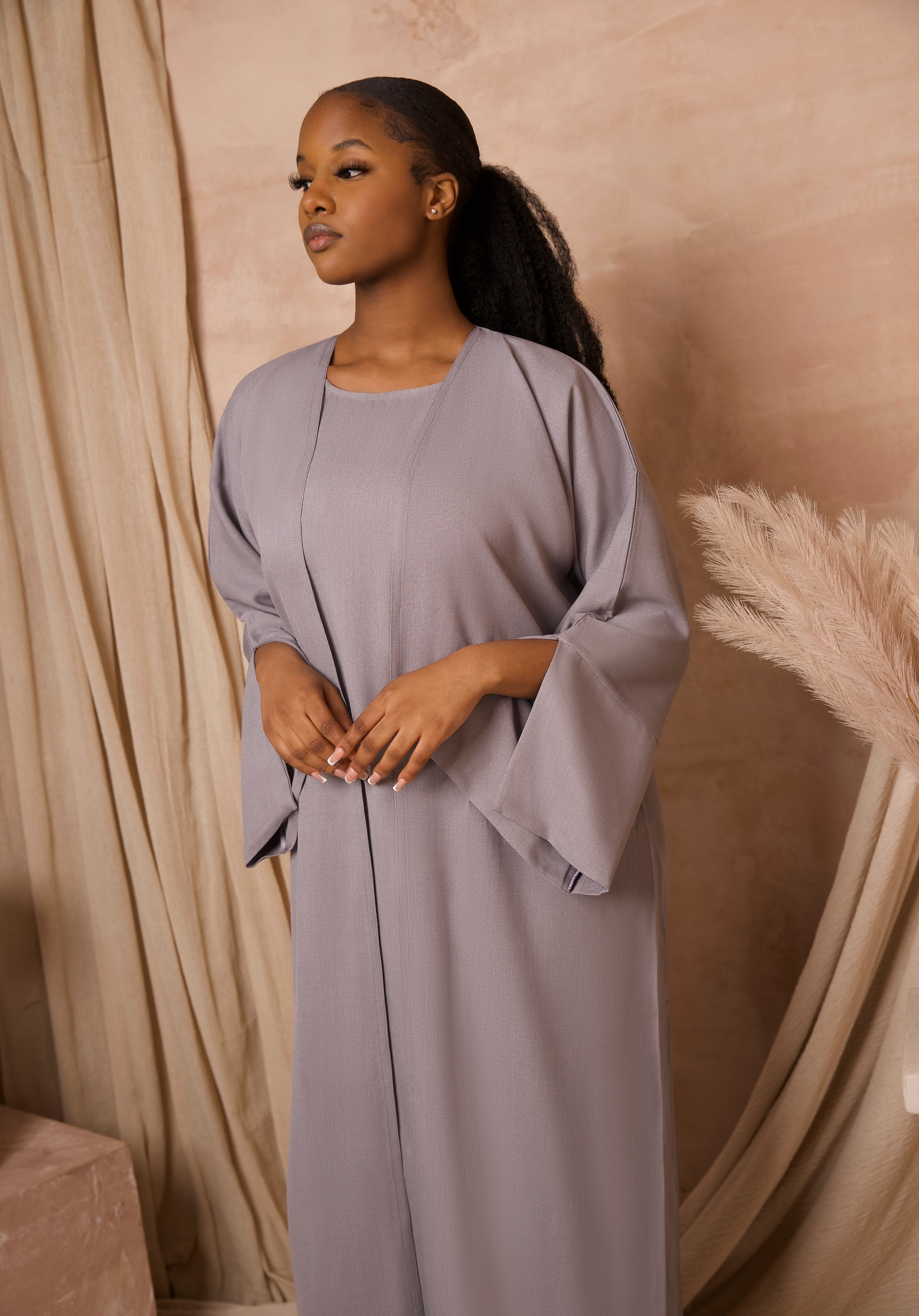 Trinidad Grey Abaya